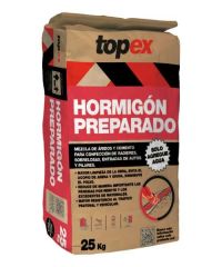 Materiales de construcción Hormigón Preparado Topex 25 Kg