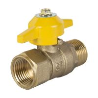 Accesorios caldera gas Llave de gas 1/2" HI-HE bronce