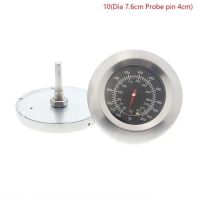 TERMOMETRO Termómetro de barbacoa de acero inoxidable (Dia 7.6cm Probe pin 4cm 140-800 °F, 60-427 °C)