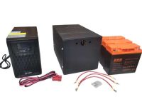 Electro UPS Model: 1KS-LV, Capacity: 1kVA/900W, External Battery