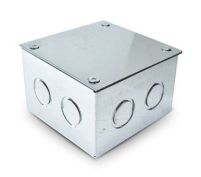 Caja, Gabinete CAJA METALICA C/EMPAQ. Y TAPA GALV.100X100X65 A11