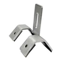 SOPORTES Y ESTRUCTURAS PARA PANELES SOLARES Anclaje Trapezoidal Riel Vertical UISOLAR
