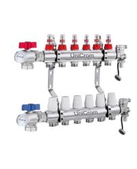 COLECTORES COLECTOR KIT/FULL UNICROM C/REG 1", PEX 20 (HI X 6V)