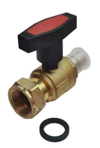 BAR LLAVE DE PASO Llave de paso pex OnePlus Color Rojo (25 х 3/4")