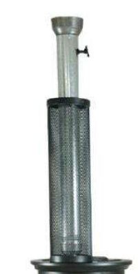 Cañónes CAÑON CON TIRAJE Y REDUCCION ESTUFA WIEN 4" (NO INCLUYE REJILLA DE PROTECCION)