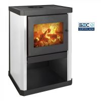 AMESTI Estufa a Leña Amesti Classic 400 Blanca