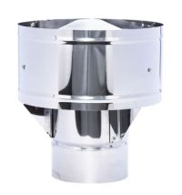 Gorro, Reduccion Gorro antirretorno acero inox 8", para caldera a Leña