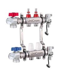 COLECTORES COLECTOR KIT/FULL UNICROM C/REG 1", PEX 20 (HI X 2V)