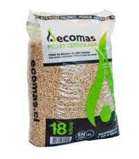 Pellet Pellet Ecomas, bolsa de 18 kilos ($244/kg)