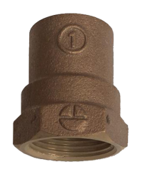 FITTING BRONCE Terminal Cobre SO/HI (1” x 3/4”)